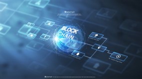 区块链PSD创意海报设计